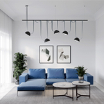 TR5536-BK Крепление-зажим для трека-ремня Belty на штанге Rod, IP20, черный, пластик