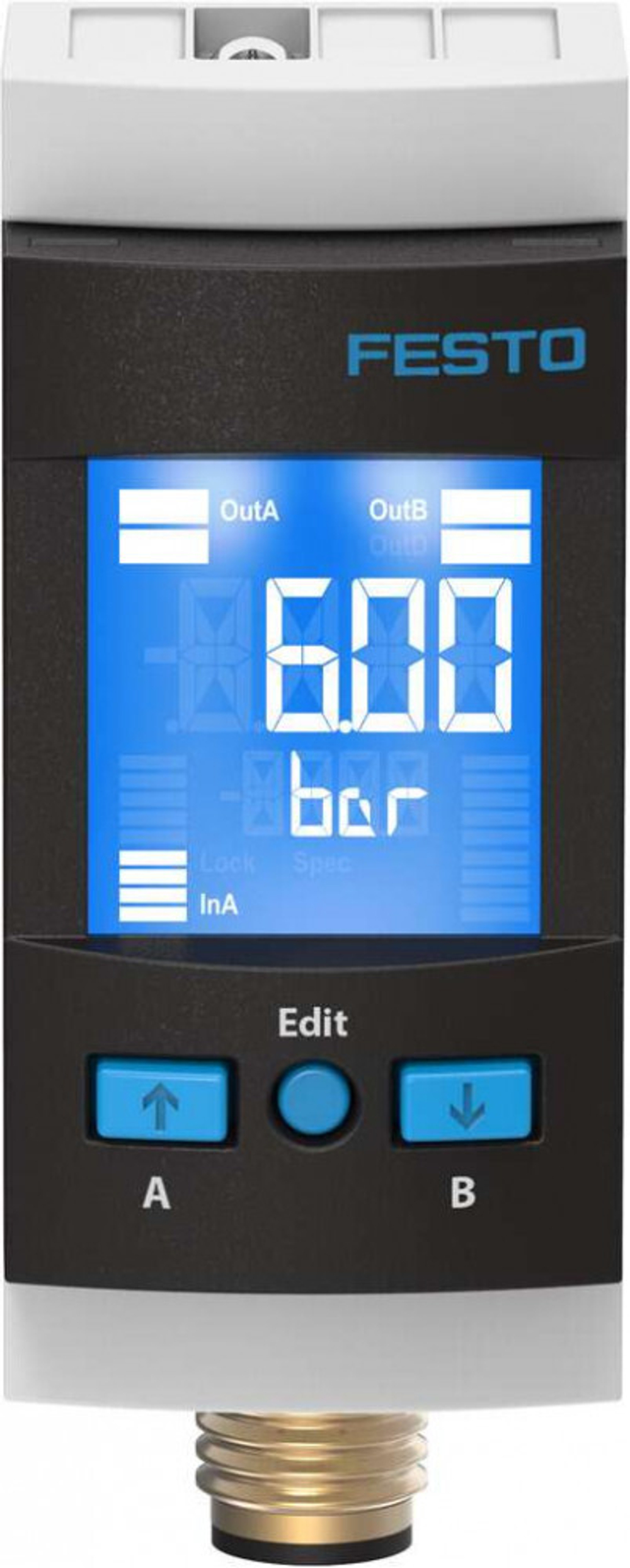 SPAU-P10R-MS4-F-L-PNLK-PNVBA-M8D Датчик давления