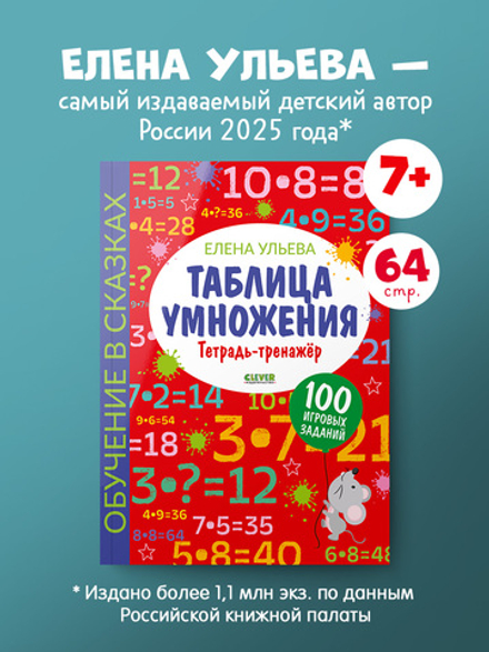 Обучение в сказках. Начальная школа. Таблица умножения. Тетрадь-тренажер