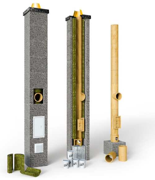 Керамический дымоход AWT 160 - 11 метров