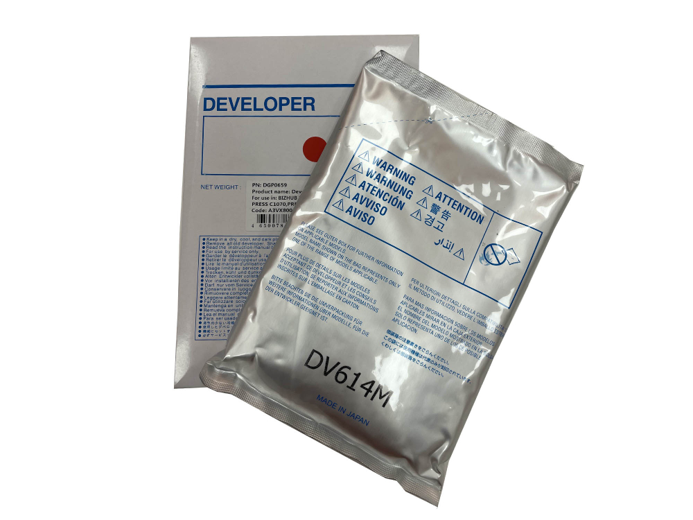 Девелопер DV-614M для KONICA MINOLTA Bizhub PRO C1060L, PRESS C1060/C1070/C1070P/C71HC (CET) Magenta, 630г, DGP0659