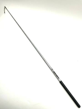 Палочка Sasaki 60 см с блеском серебристая с чёрной ручкой Si (Silver)