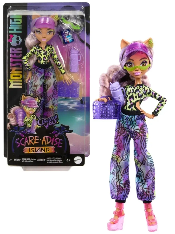 Кукла Монстр Хай Scare Adise Island Клодин Вульф HRP67