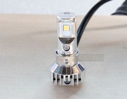 T19 LED bulb. Hi-Low beam. 40W, DC-AC 9-18V. Made in Thailand.