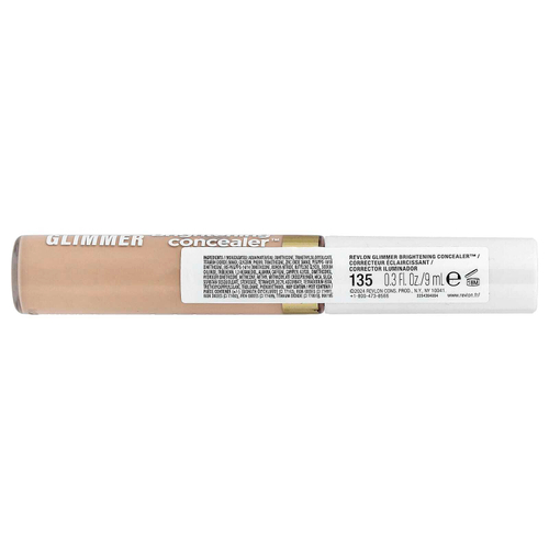 Revlon, Glmer, Brightened Concealer™, консилер, 135 шт., 9 мл (0,3 жидк. унции)