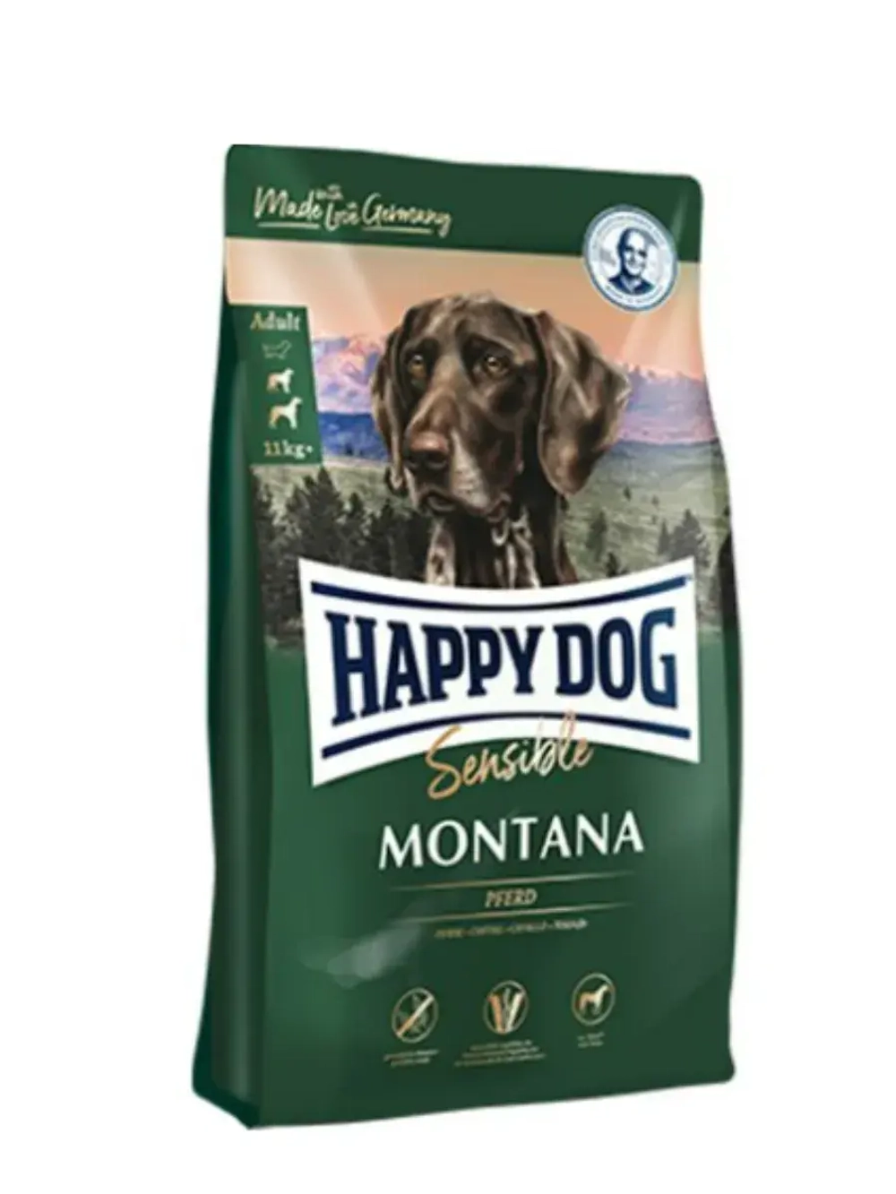 Сухой корм Happy Dog Montana (Хеппи Дог Монтана) конина с картофелем 10 кг