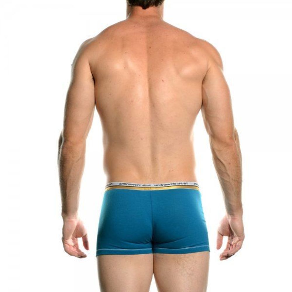 Мужские трусы боксеры темно-зеленые Andrew Christian Vibe Boxer Teal  AC4-M086