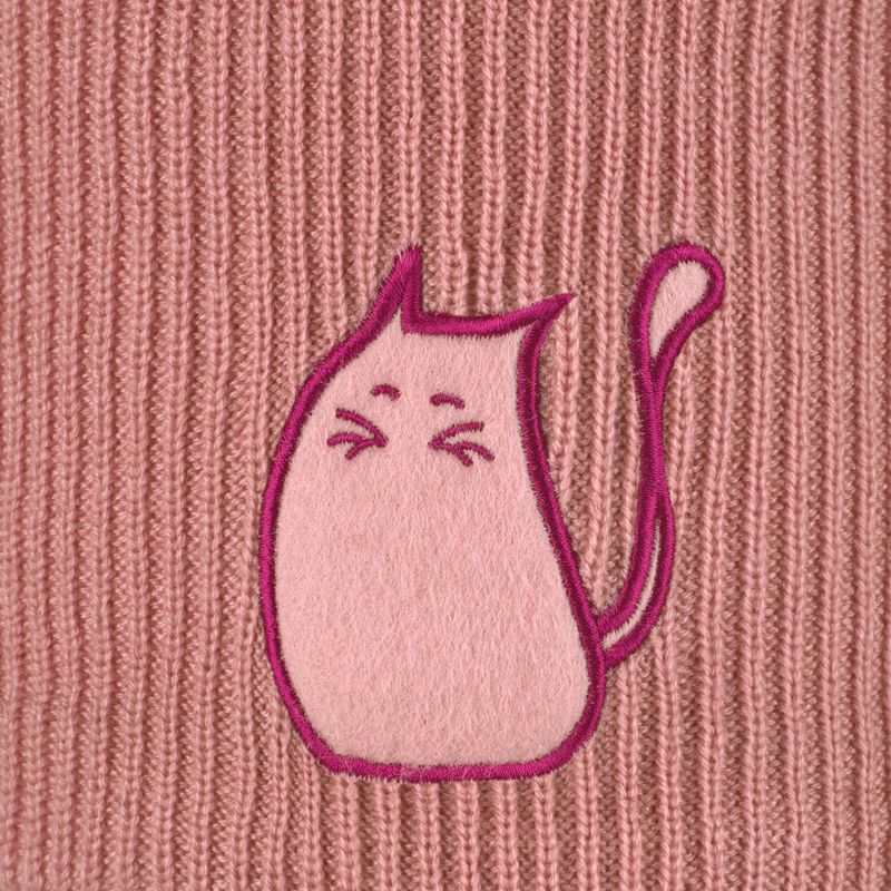 Вязаный шарф-труба с флисом детский Buff Neckwarmer Knitted Polar Funn Cat Sweet Фото 2