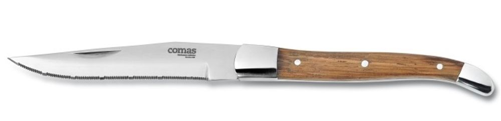 Нож для стейка деревянная ручка