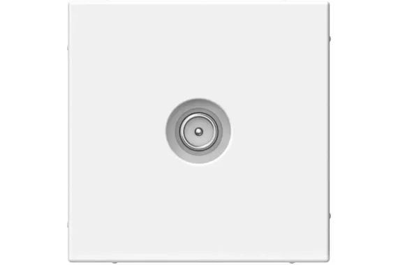 Розетка TV Systeme Electric ARTGALLERY оконечная белая 39399