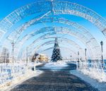 Световой туннель из арок