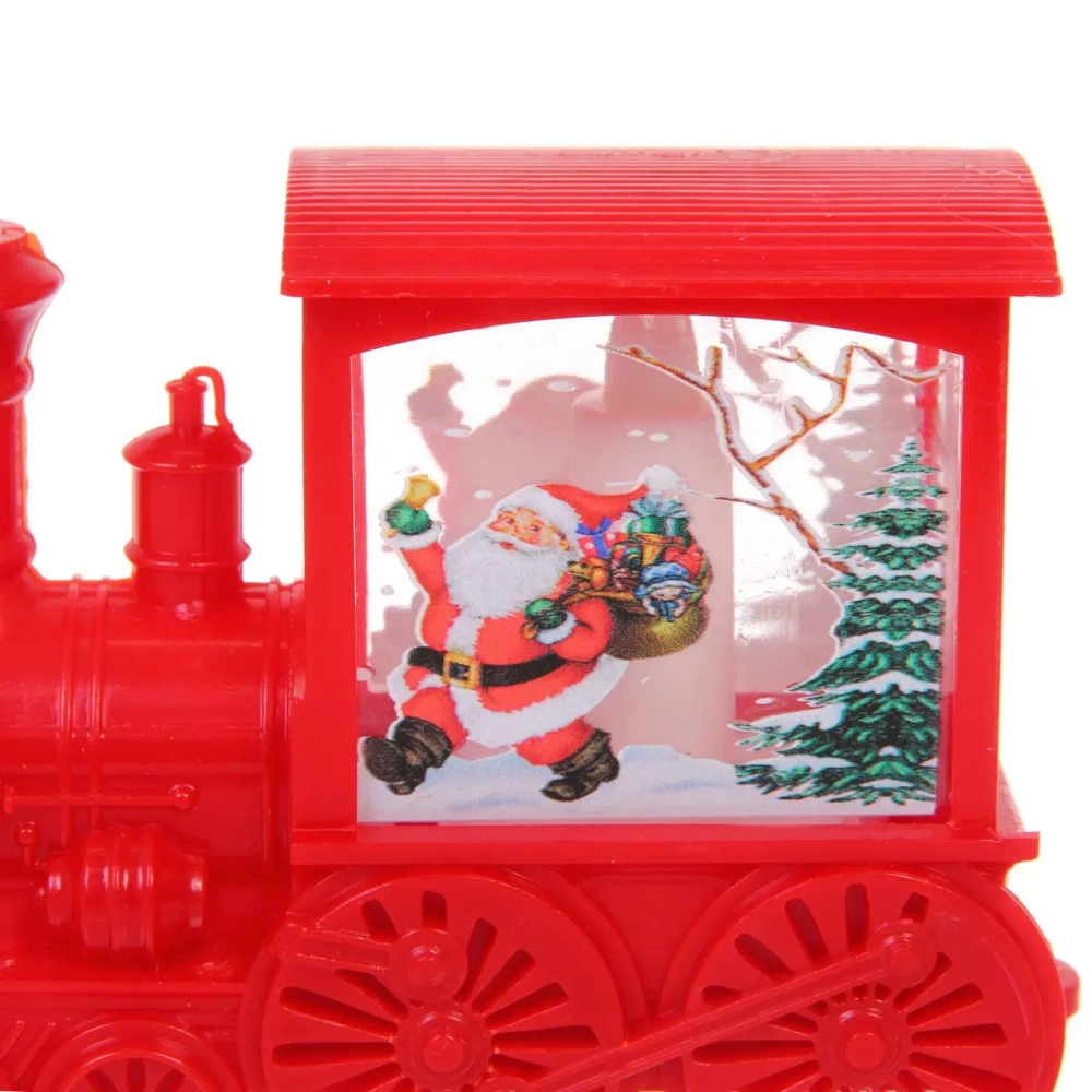 Сувенир с подсветкой «Волшебный паровозик» 8*5*14 см, Красный (работает от батареек LR44*3)