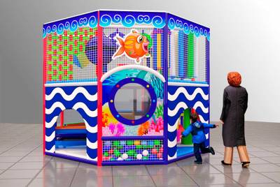 Детский игровой лабиринт «Рыбкино царство»