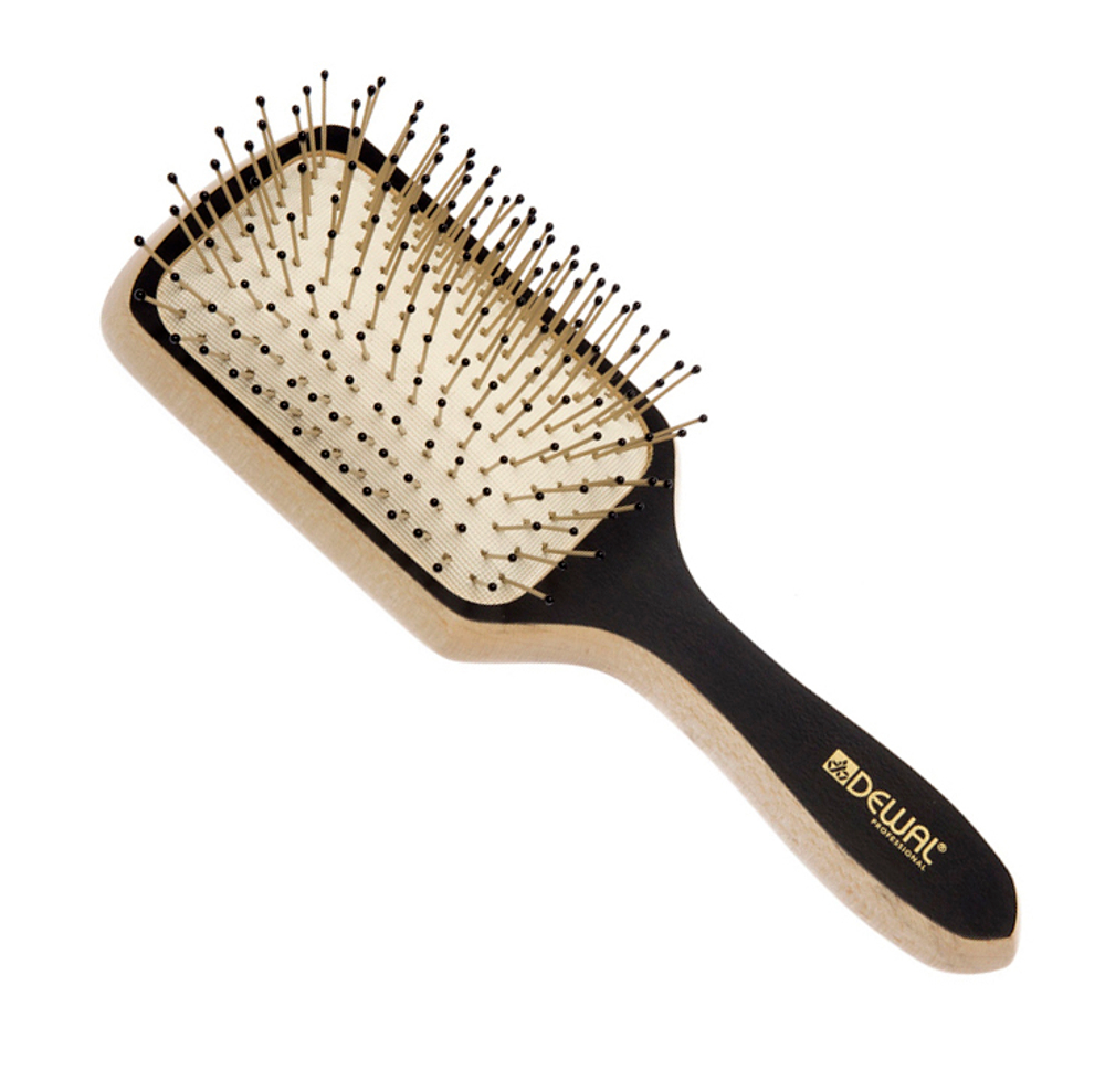 Щетка-мини массажная прямоугольная BLACKWOOD, DEWAL