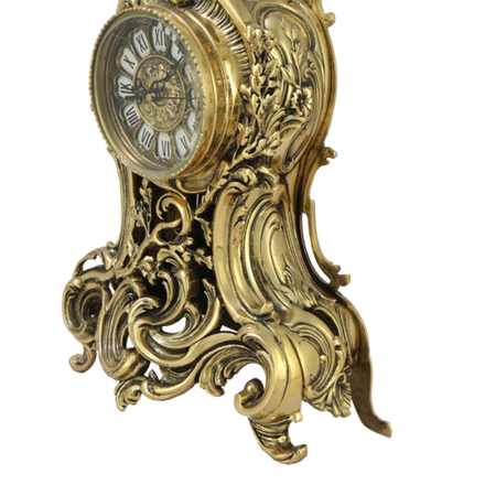 Bello De Bronze Каминные часы с канделябрами "Сильва Велло", "золото"