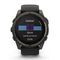 Garmin Fenix 8 Solar Sapphire 51 мм – Титановый DLC, черно-серый ремешок