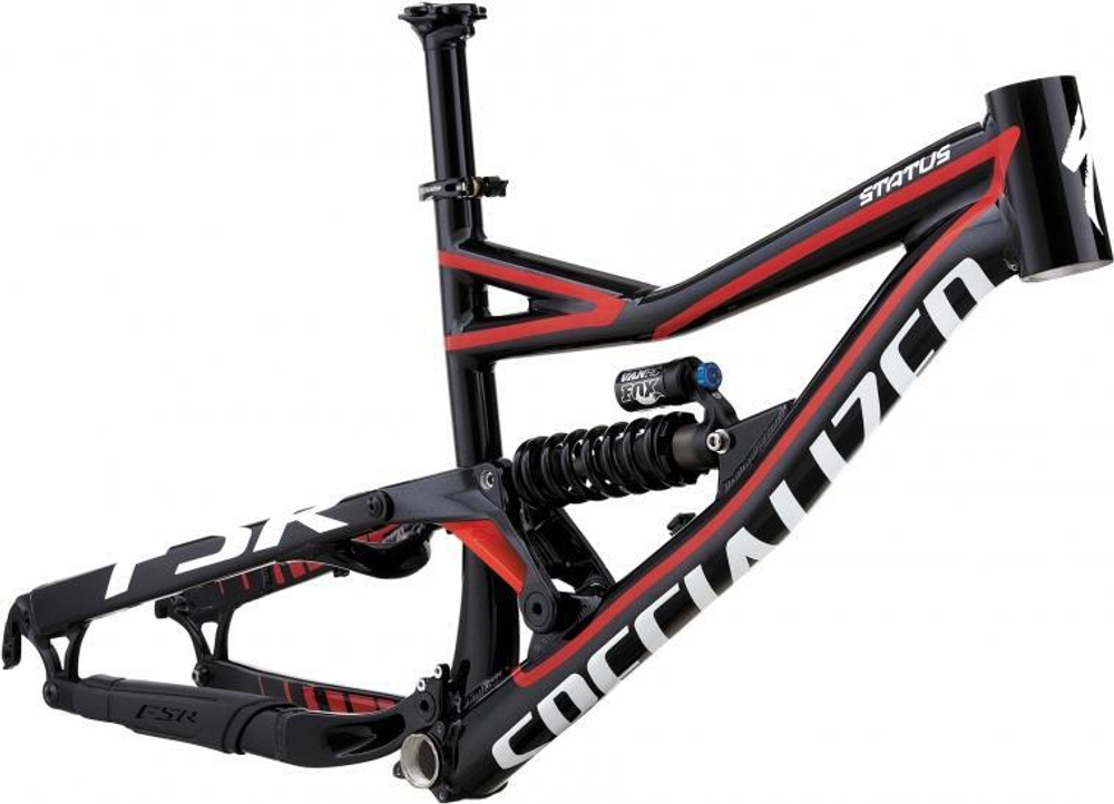 Велорама Specializede STATUS FSR FRAME BLK/RED