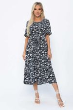 Платье Майя (черно-белое) П13911-3М LT Collection