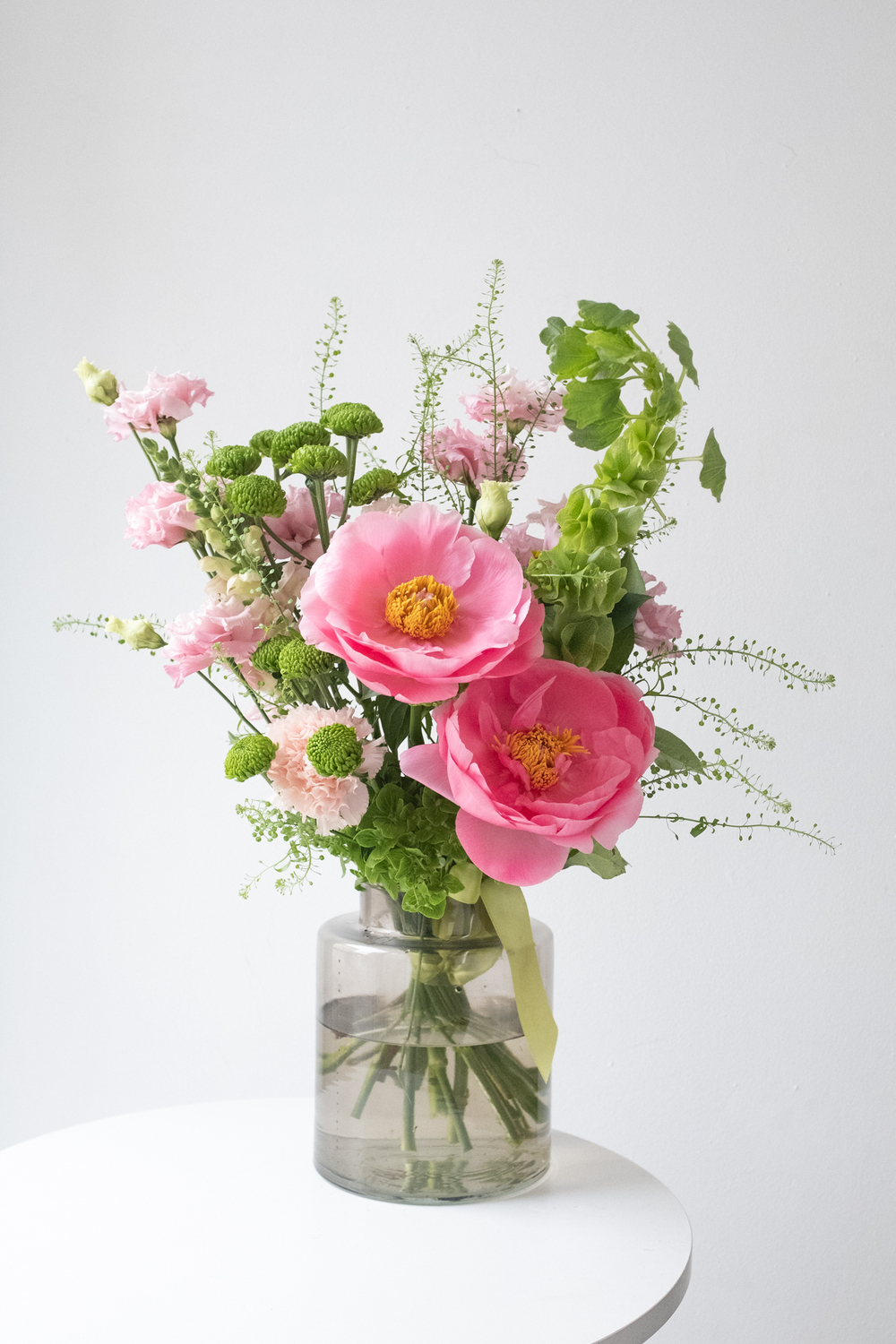 букет с пионами