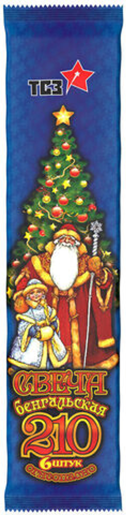 Бенгальские огни 6шт/уп 210мм, 35сек.