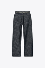Джинсы z1975 straight slim fit с высокой посадкой и ремнем