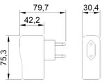 Адаптер 220 - 9 B для дозаторов жидкого мыла Automatics EVO 90806.TR (03038,03039)