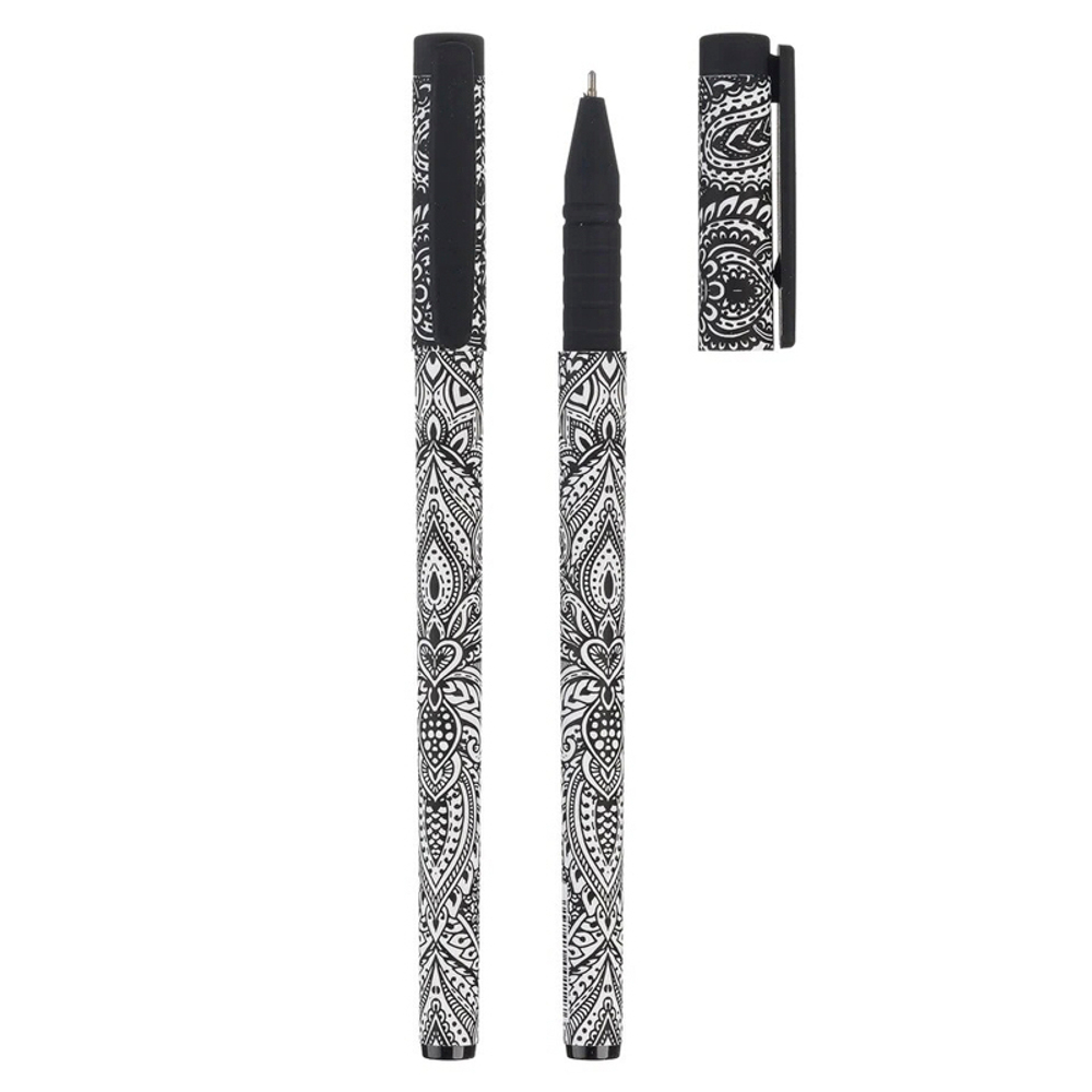 Ручка шариковая, масляная, Vinson, синие чернила, серия "Tattoo", 20 шт