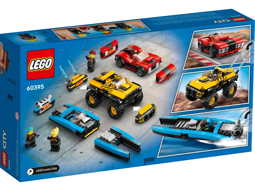 Конструктор LEGO City 60395 Набор для комбинированных гонок