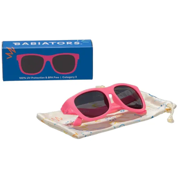 Очки солнцезащитные Babiators Original Navigator Think Pink (3-5)