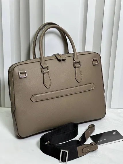 Портфель для документов MONTBLANC Sartorial бежевая