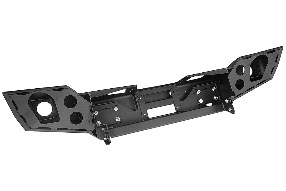 Бампер силовой передний Jeep Wrangler JK 2007-2018 с доп. фарами, без защитной дуги РИФ