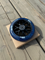 Колесо HIPExtreme Neon Flakes 110*24 мм, чёрный/синий