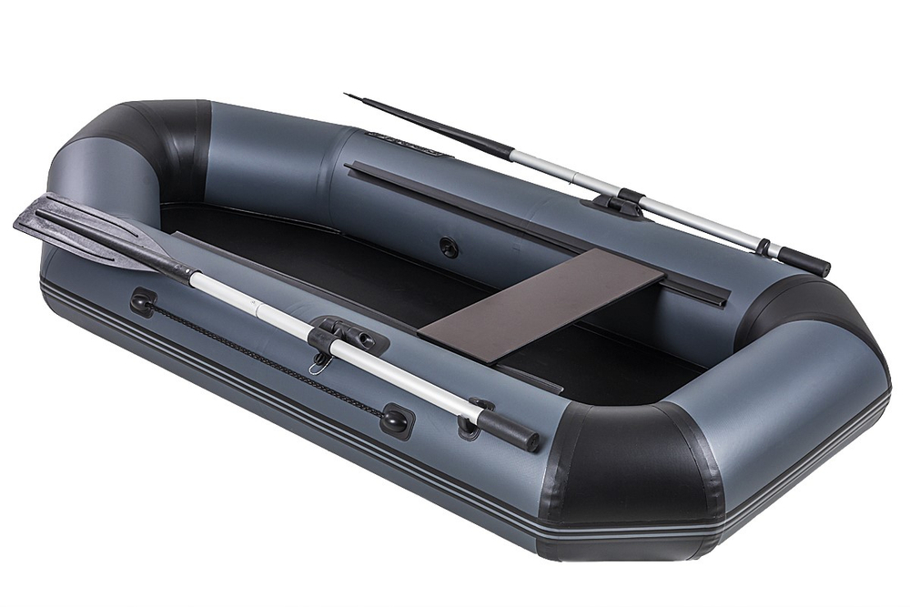 Броня-220 графит-черный (лодка ПВХ с усилением)