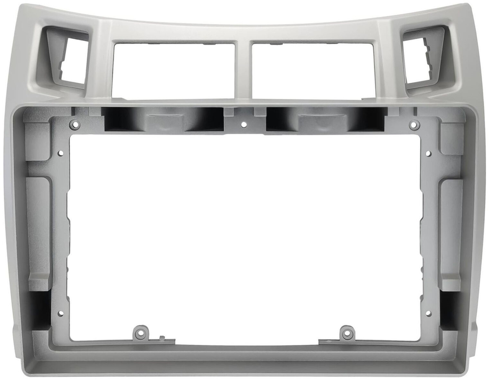 Магнитола для Toyota Vitz 2, Yaris 2 2005-2011 (рамка серебро) - Teyes CC3-2K монитор 13", QLED+2K, Android 10, ТОП процессор, 4G SIM-слот, CarPlay