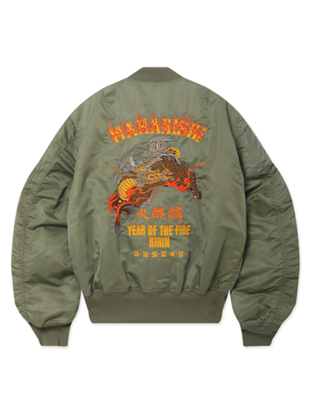 Мужской Бомбер Fire Kirin Tour Asym L2b