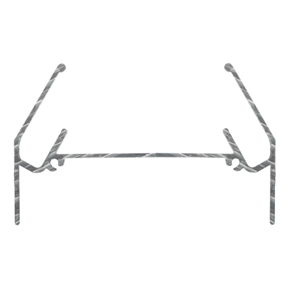 Профиль ЭРА TR-1PTR-RMP для монтажа однофазного шинопровода в натяжной потолок 2 метра 2 шт. | Однофазный шинопровод и аксессуары