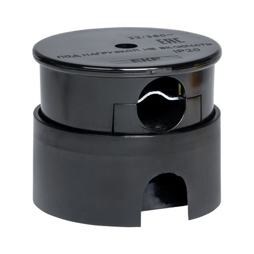 Разъем 1-м ОП РШ-ВШ 32А IP20 3P+PE 380В карболит. черн. PROxima EKF AS-380-O-04