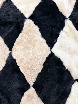 Покрывало меховое ковер из шкуры овчины