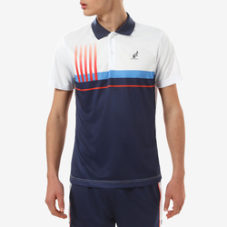 Мужское теннисное поло Australian Ace Polo with Print - blue cosmo