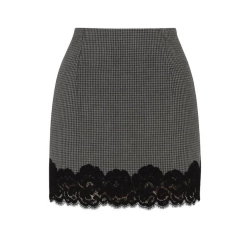 Юбка мини скружевом
