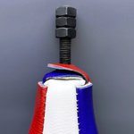 Набивная груша (цветная) с усиленной оксидированной шпилькой