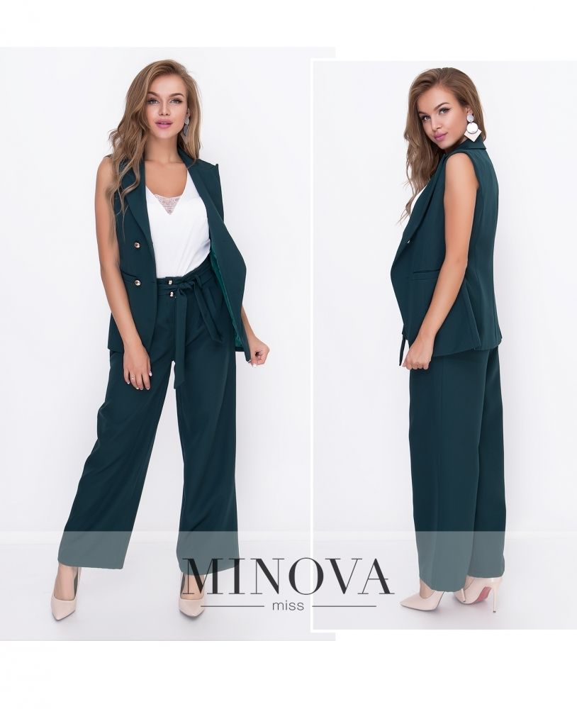 Костюм 8587-2-темно-зеленый Minova