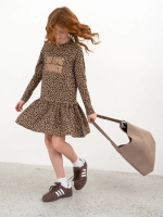 Платье для девочки с длинным рукавом