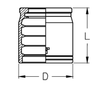 Муфта DN 50 1SN TIEFFE