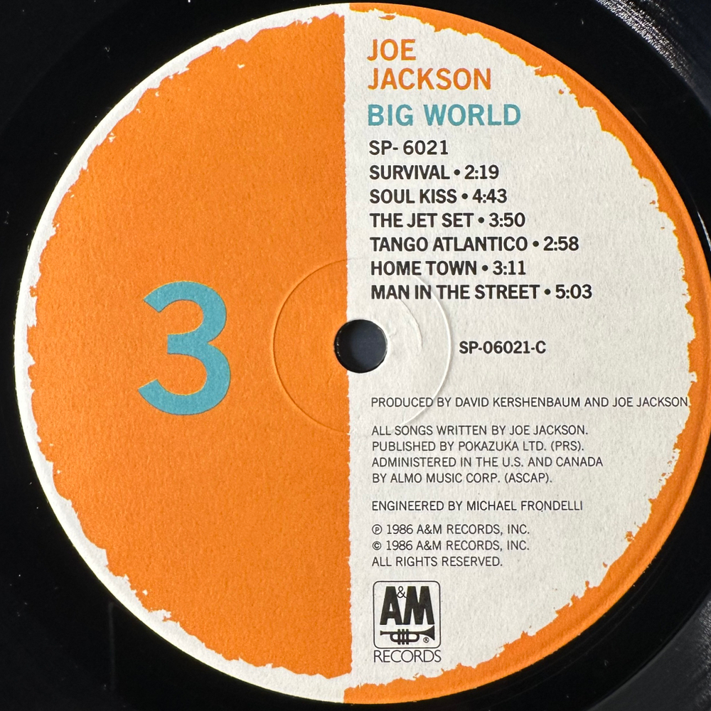 Joe Jackson ‎– Big World 2LP (США 1986г.)