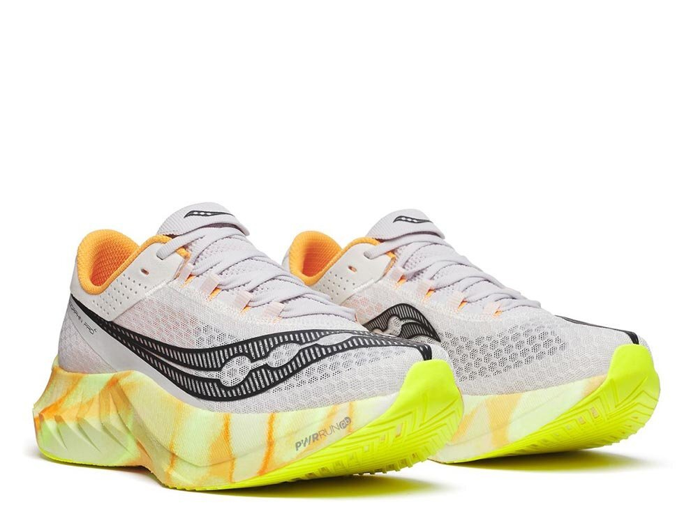 Кроссовки для бега мужские Saucony Endorphin Pro 4 M Бело-Оранжевые