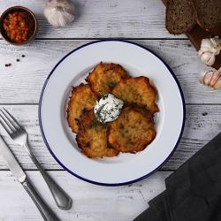 Тарелка d 25 см h2,3 см Blue Rim эмалированая сталь SUNNEX [1]