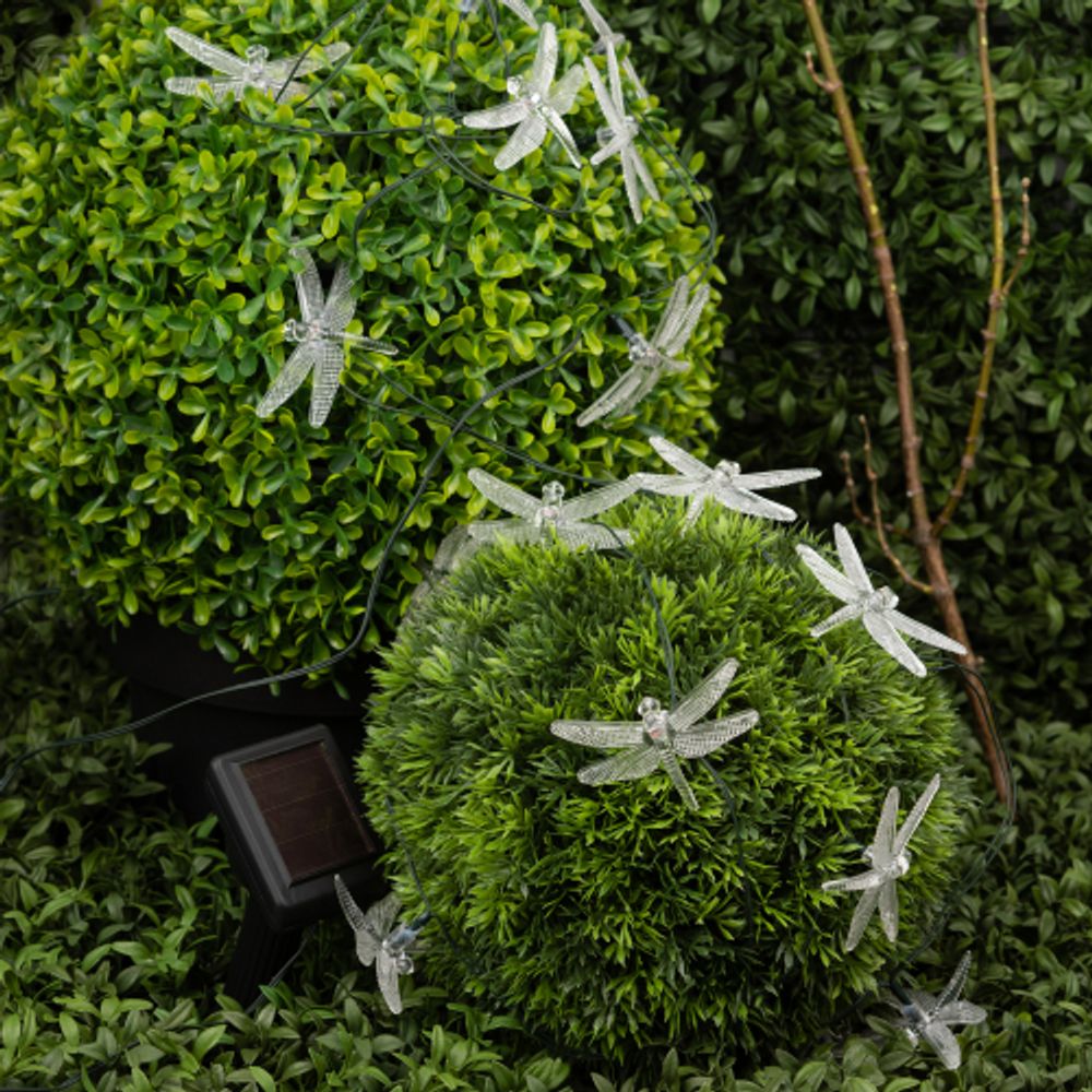 Садовая гирлянда ЭРА ERASF22-16 Стрекоза на солнечной батарее 5,8 м