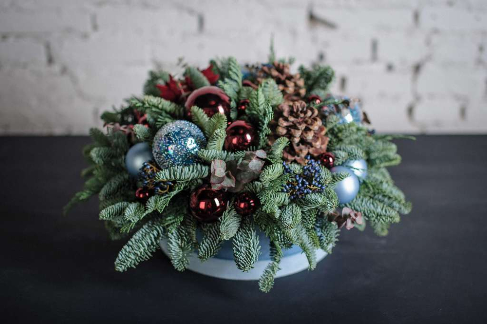 Новогодняя композиция Черничная ночь