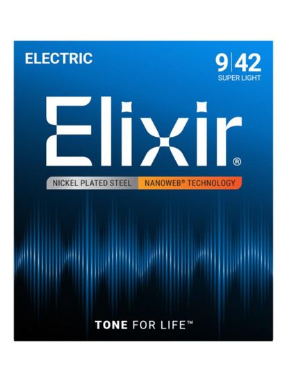 Струны для электрогитары 9-42 ELIXIR 12002 NANOWEB